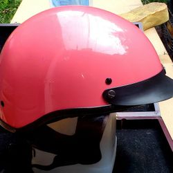 Pink Motorcycle/scooter Helmut