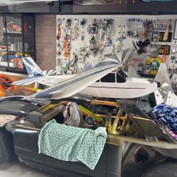 Rc Plane Wood Vintage Dope And Fabric 8 Foot Wingspan 