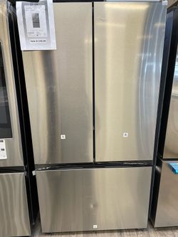 Samsung Bespoke French Door Refrigerator With Beverage Center Take It Home In Payments Please Read Description