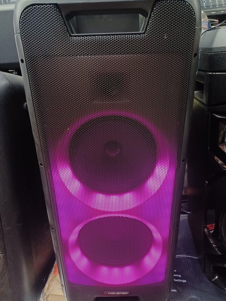 Monster Portable Kareoke Bluetooth Party Digital Sound