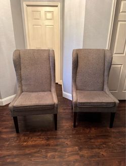 Like new Wingback arm chairs. (chairs only)