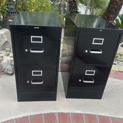 HON  2-Drawer Steel File Cabinets Heavy In Excellent Condition (see description)