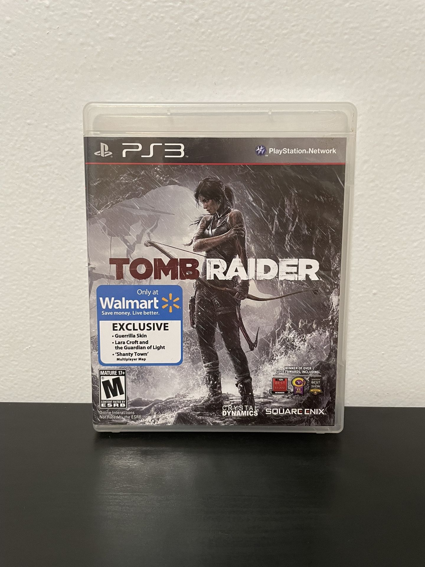 Tomb Raider PS3 Sony PlayStation 3 CIB w/ Manual Walmart Exclusive Video Game