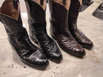 TECOVAS BOOTS SIZE 12 OSTRICH