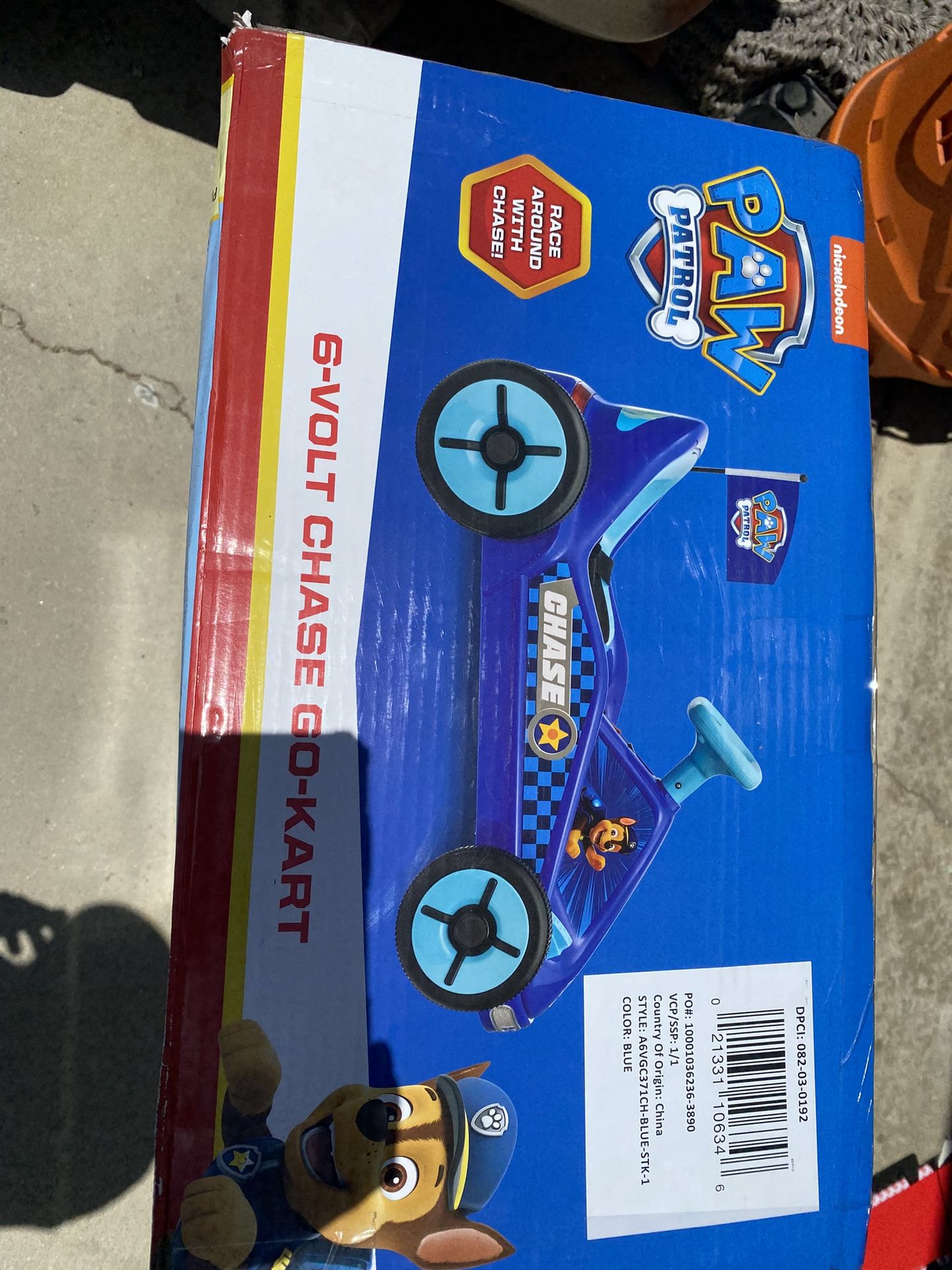 Paw Patrol Go Cart