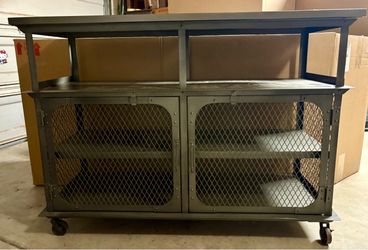 Metal bar cabinet
