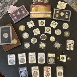 Coin Collectors Lot, Gold, Silver