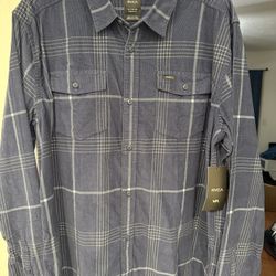 RVCA new Long Sleeve Button Up