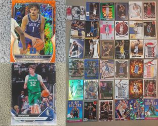 38 NBA Cards For 100 - 2025-26 Cooper Flagg Topps Now Rookie #253
+ 2023-24 Dereck Lively II Bowman U Best Orange Shimmer /25 + 2023-24 Dereck Lively 