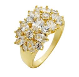 5.66ct White Diamond 14K Yellow Gold Ring