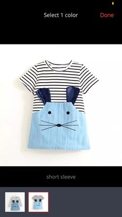 NWT denim patchwork striped Mickey T-shirt dress