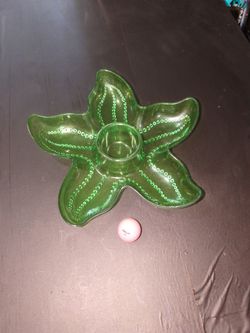 Chip And Dip Plastic Starfish Bowl