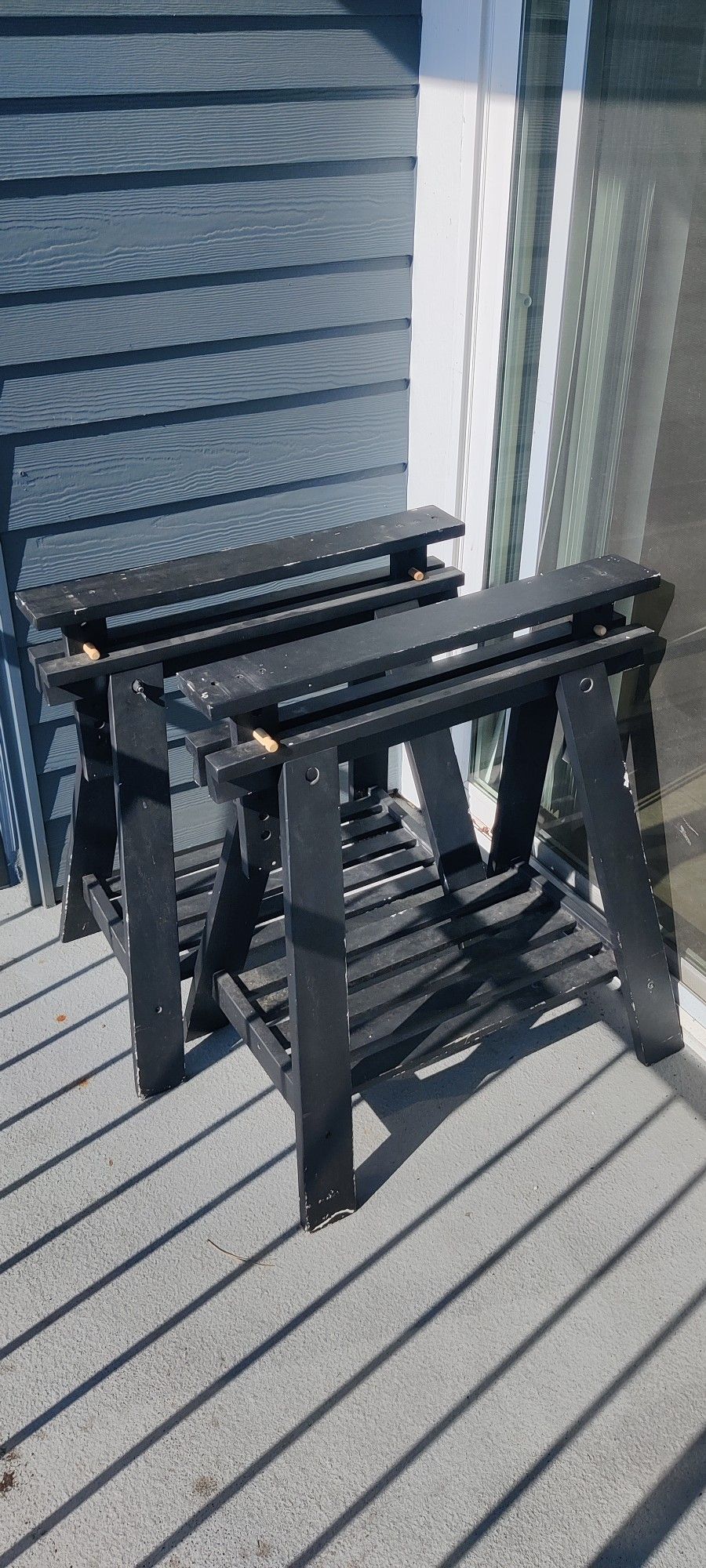 Ikea Desk Leg Sawhorses