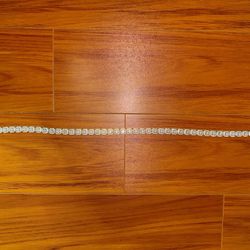 10mm clustered Diamond tennis chain (Lab Tetsted Diamonds) 