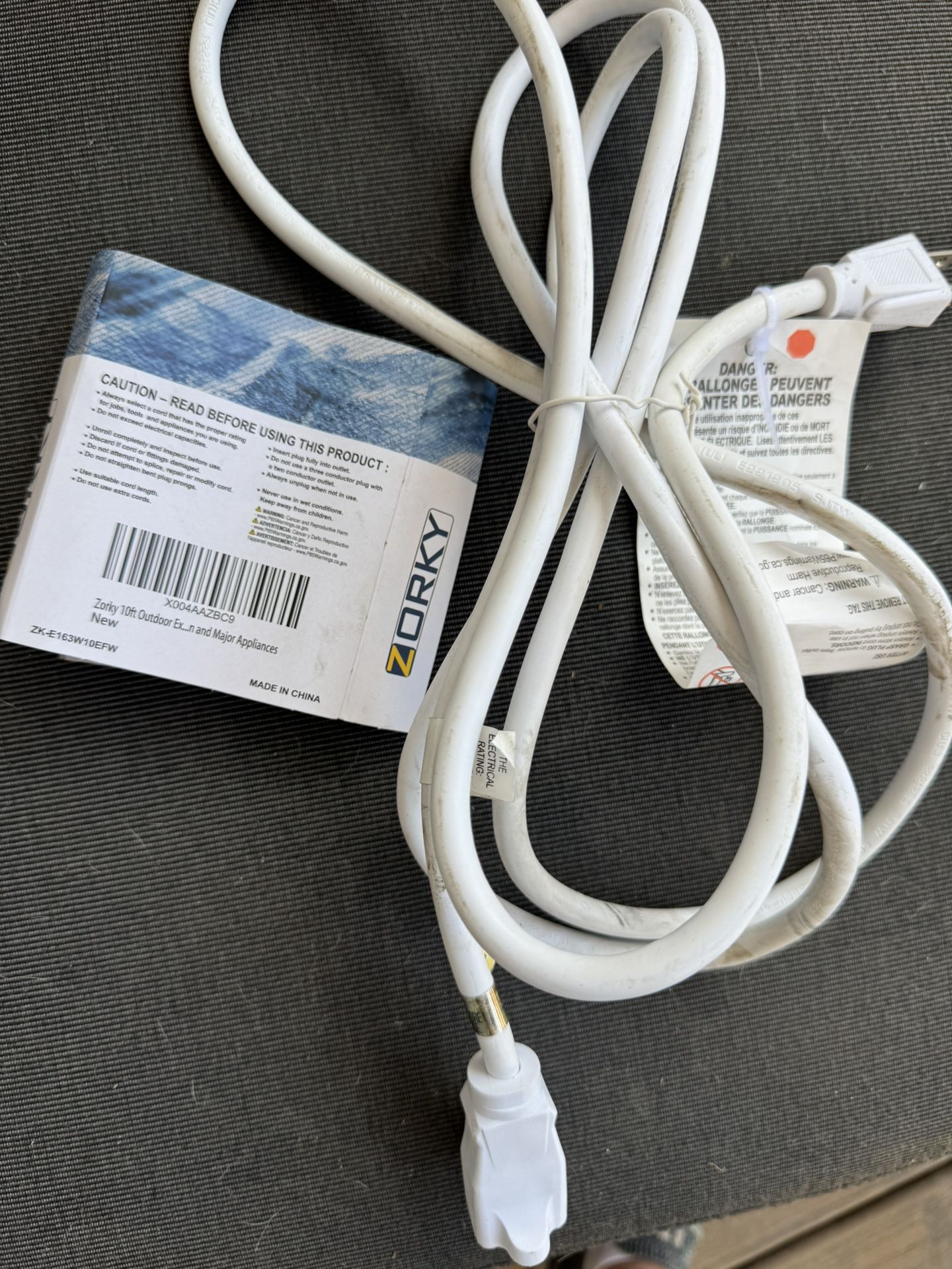 New Heavy Duty Outdoor Extension Cord
