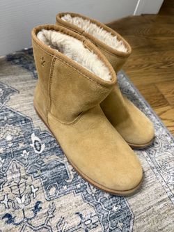 EMU Australia Women's Beach Mini Cheastnut Size 7 Ankle Boots