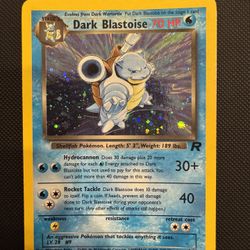 Dark Blastoise - Vintage Pokemon Card