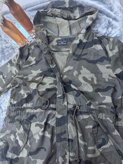 Love Tree Camo Utility Jacket Size Large