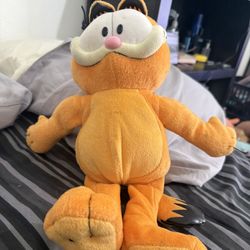 Ty Garfield Plush 2007 Stuffed Toy Orange Cat Cartoon Comic Collectible 17"