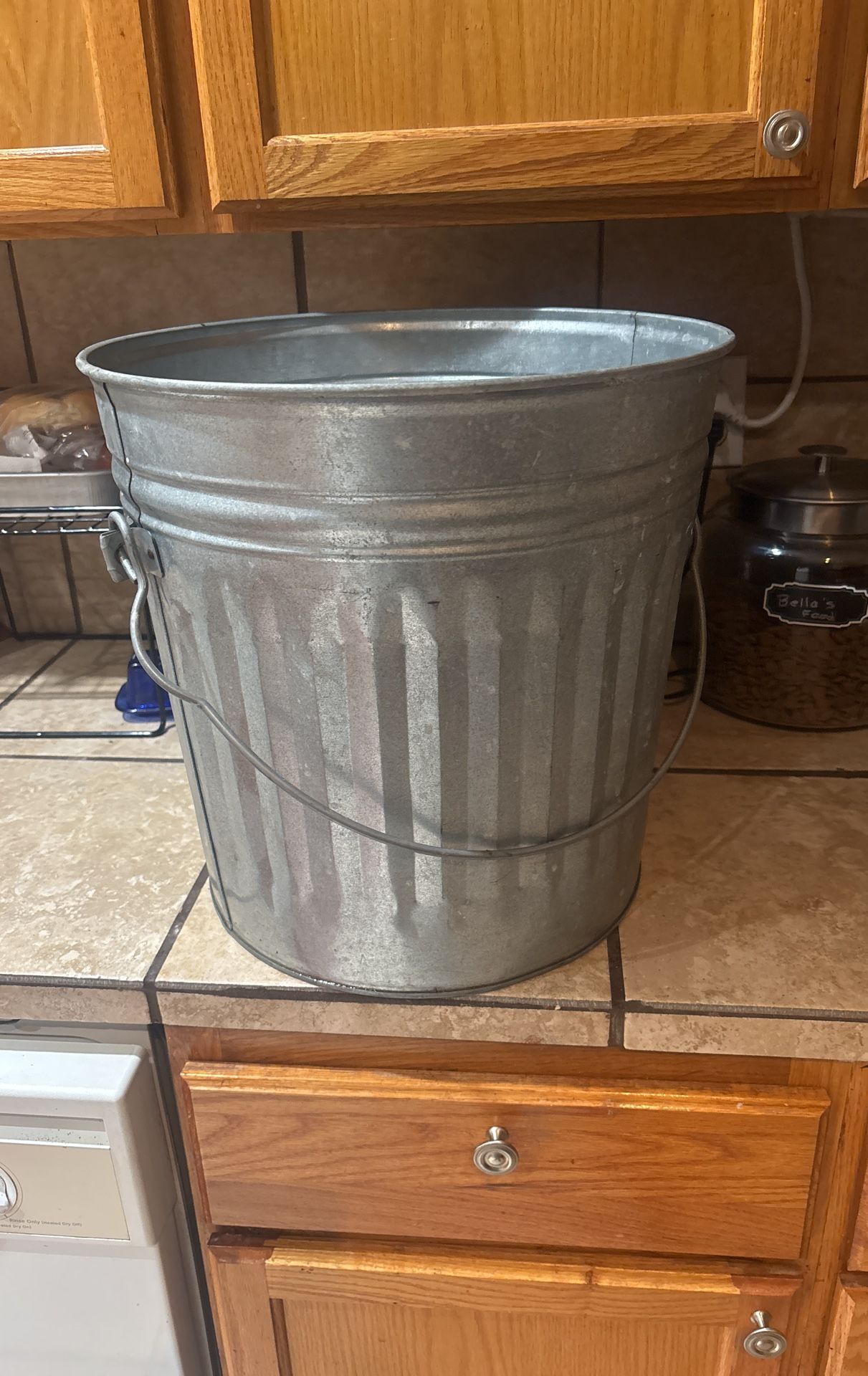 Galvanized Bucket Medium Size