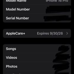 iPhone 16 pro 1T 