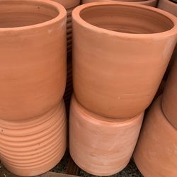 Small Italian Ceramic Pots Approximately 11x10"