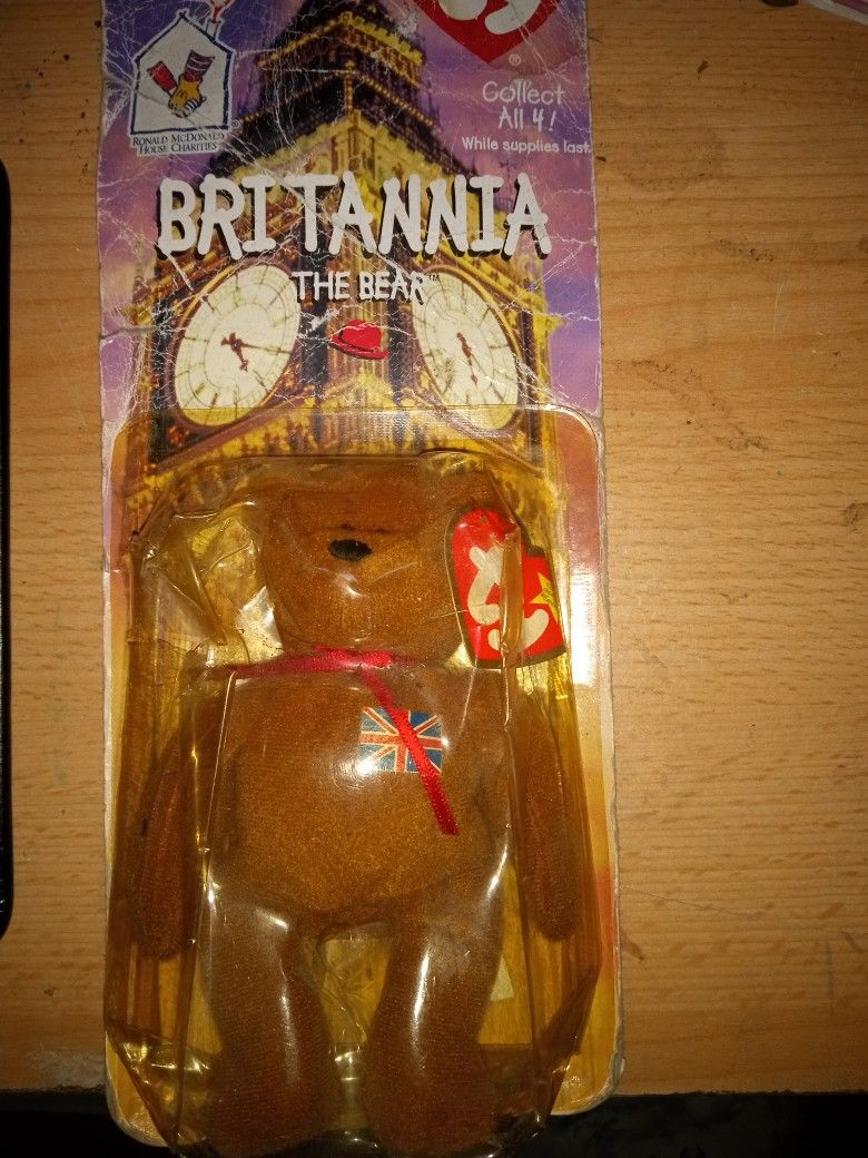 Britannia The Bear Beanie Baby 