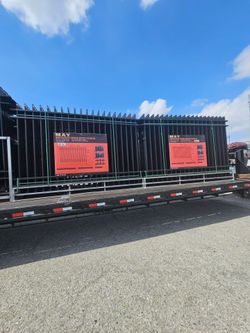 EACH FOR SALE BRAND NEW FENCES 10'X6' POST AND HARDWARE INCLUDED
POWDER COATED SURFACE BLACK
EASY TO INSTALLED
HARDWARE AVAILABLE
IDEAL FOR HOUSE,LA