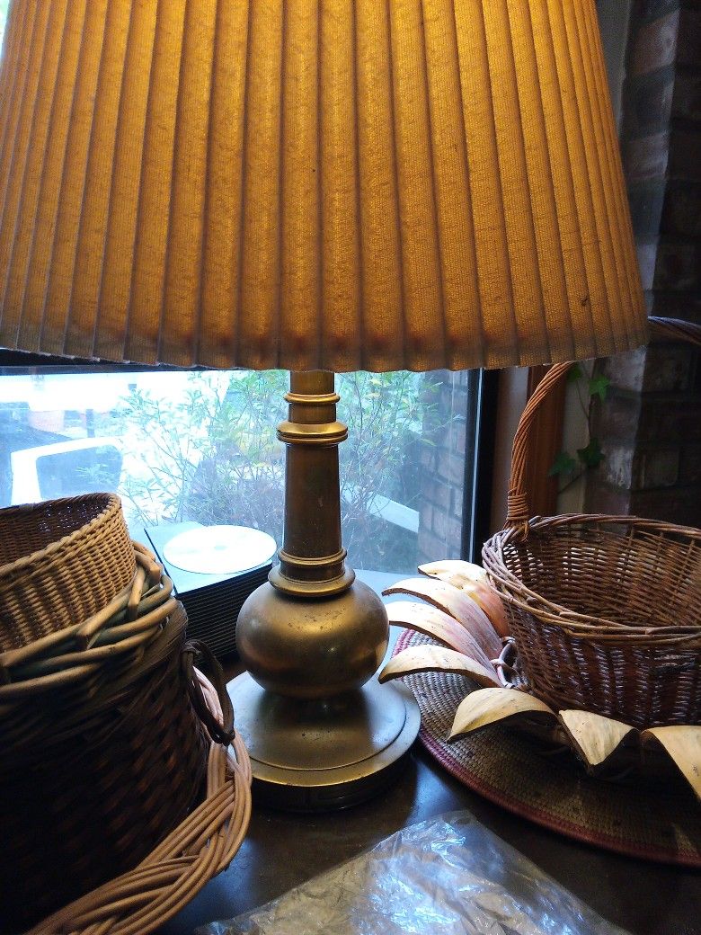 Vintage Brass Lamp 