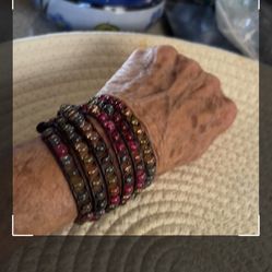 Handmade Leather And Bead 