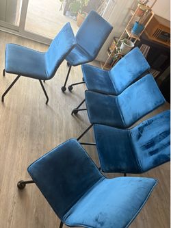 Nice blue chairs
