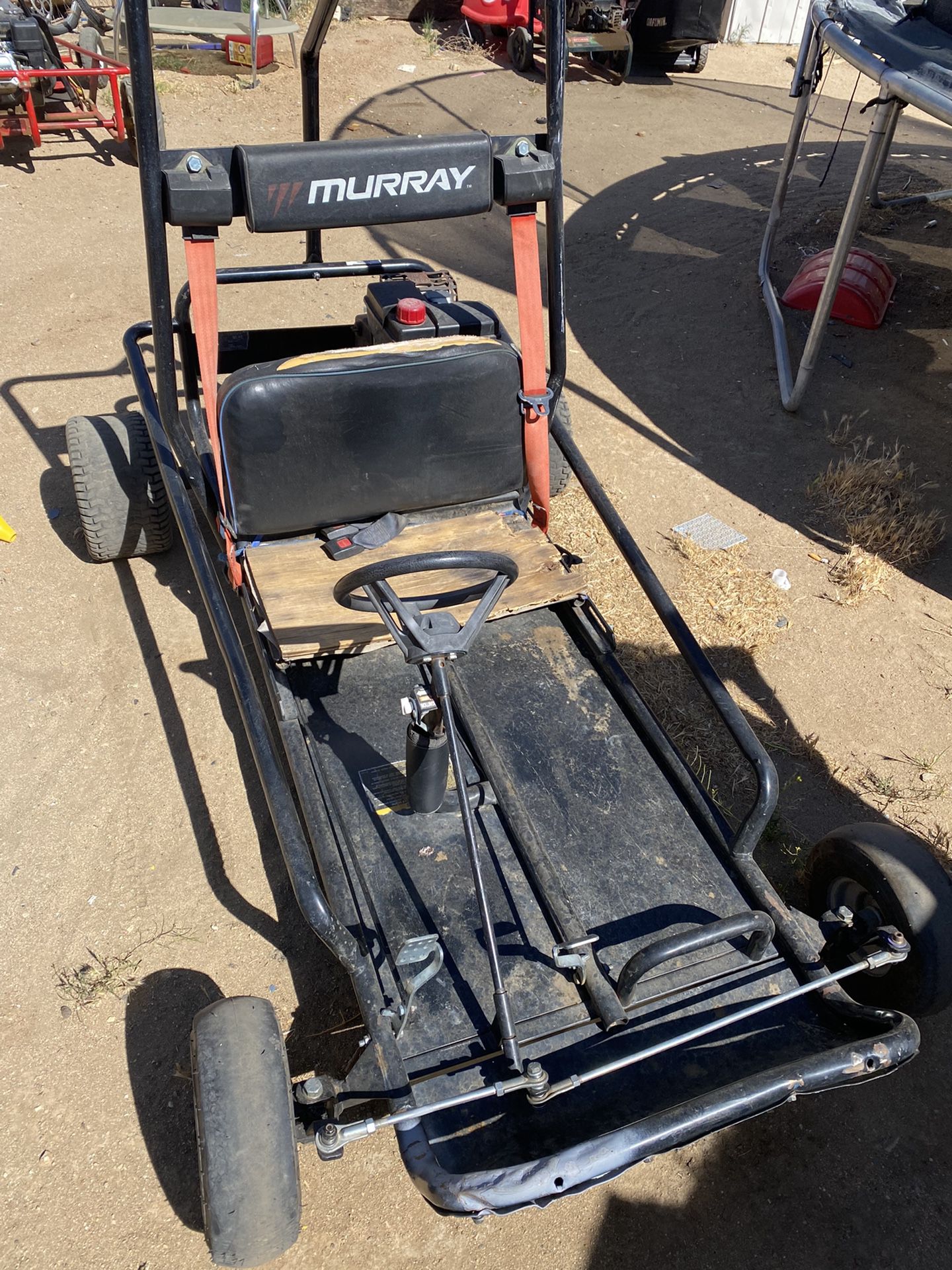 Photo 6hp Engine 2 Seater Go Kart Has Brand New Front Tires On And A Brand New Back Set Starts Right Up And Runs. Will Trade For A Quad Or Dirtbike