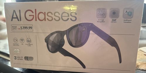 AI Glasses. Takes pictures and Superior Sound
