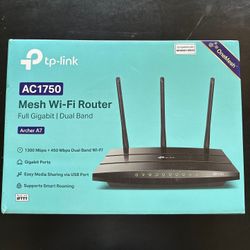 TP Link Wifi router AC1750 Archer A7