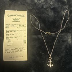 Chrome Hearts Bs Fleur Pendant w/ Bale