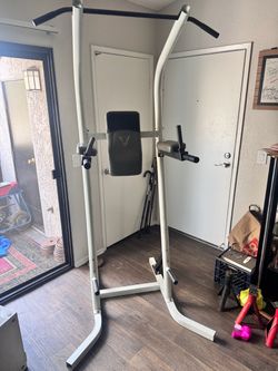 Power Tower Dip and Pull-Up Station