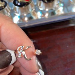 Adjustable Initial “K “ Ring