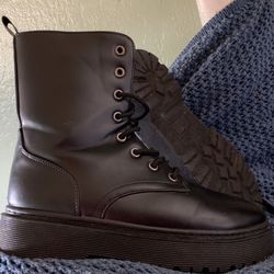 Black Combat Boots
