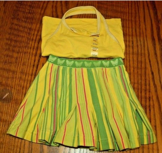 Children's Place Girls 24M Skort And Halter NEW!