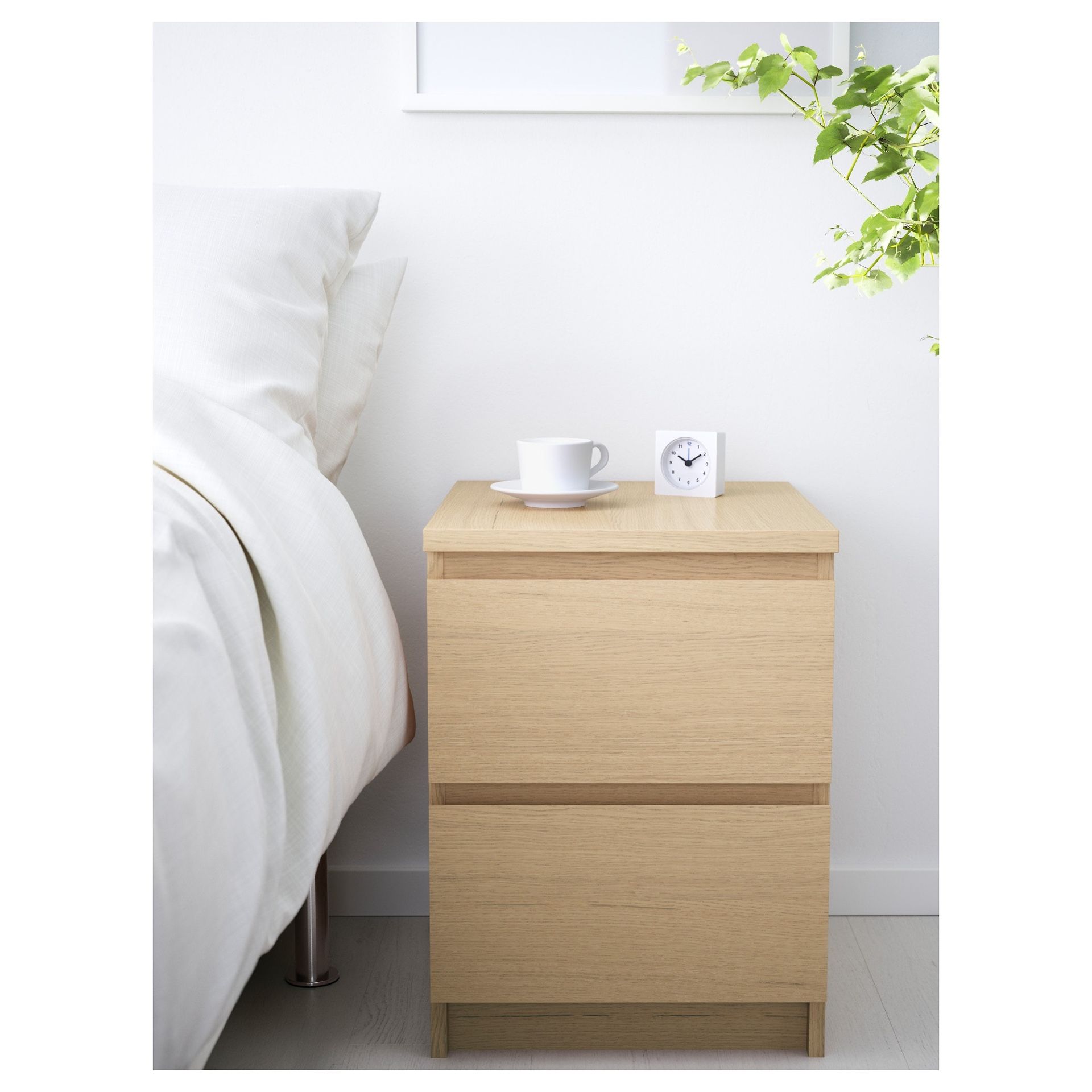 2 IKEA BIRCH NIGHTSTANDS