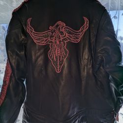 Women's Motorcycle Leather Jacket