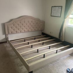 Andover Mills Low Profile Bed Frame - King Sized