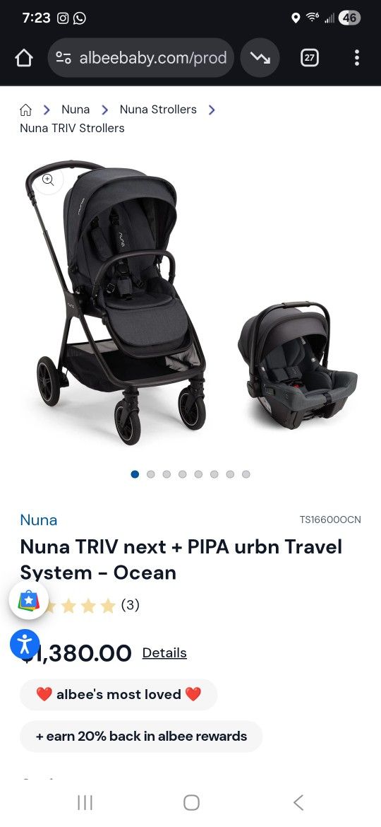 Nuna Stroller 