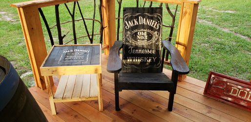 Jack daniels chair and table