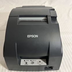 Epson TM-U220B Receipt Printer - Complete Set with Power Source