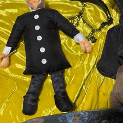Wednesday Adams Crossbody Headless Doll 