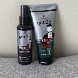 Schwarzkopf Got 2b Thickening Spray And Light Hold Styling Gel