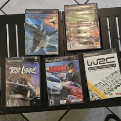 Playstation 2 Gams Total Of 5.