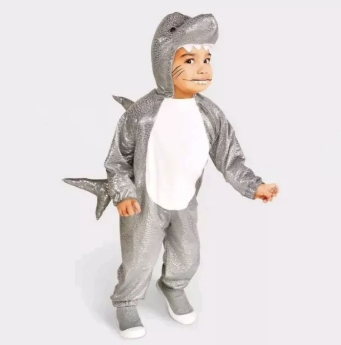 Hyde & Eek Toddler Shark Halloween Costume 18-24 Months Jumpsuit