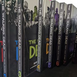 Walking Dead hardcover books 1-12 &14 +